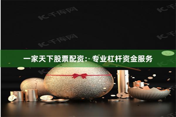 一家天下股票配资：专业杠杆资金服务